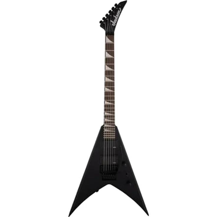 Jackson X Series King V KVXMG, E-Gitarre mit durchgehendem Ahornhals, aktiven EMG Tonabnehmern, Satin Black – Bild 1