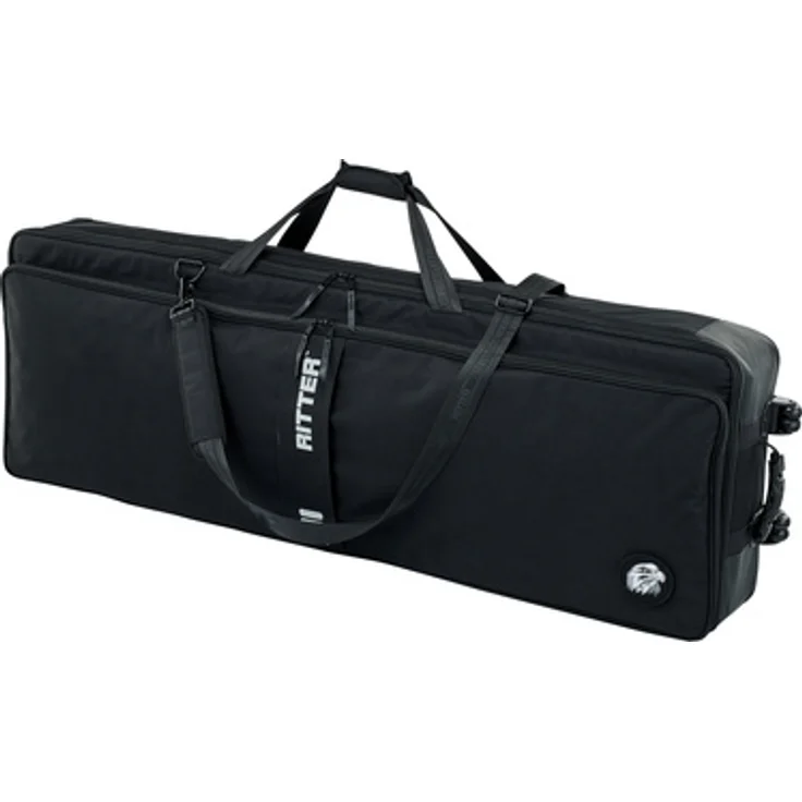 Ritter Keyboard Bag Bern 1470, Keyboardtasche mit Rollen, Innenmaße 1470x455x190 mm, 28 mm Polsterung, schwarz