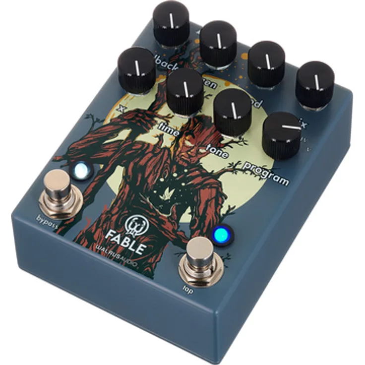 Walrus Audio Fable Soundscape Generator, Reverse Effektpedal mit 5 Algorithmen, schiefergrau