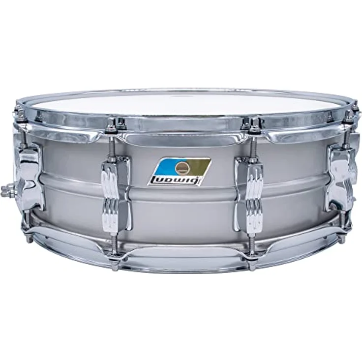 Ludwig LM404C10 14"x05" Acrolite Snare Drum, Aluminium Kessel, matt, chrom Finish, Supra Sonic Snare Abhebungssystem – Bild 1