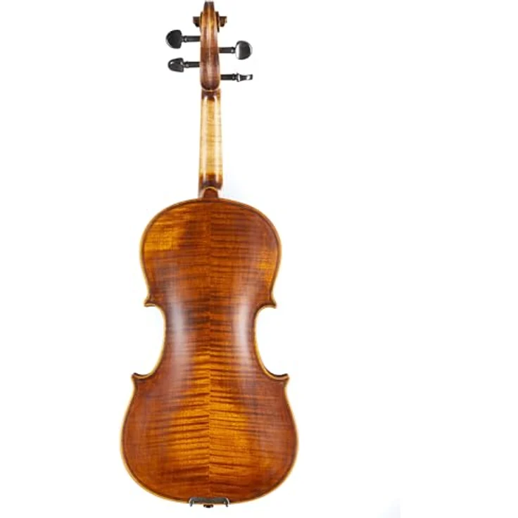 Stentor SR1865 Violine Messina 4/4, handgefertigte Violine mit massiver Fichtendecke und Ahornkorpus, Ebenholz-Griffbrett, Pirastro Besaitung, Schellack-Lackierung – Bild 2