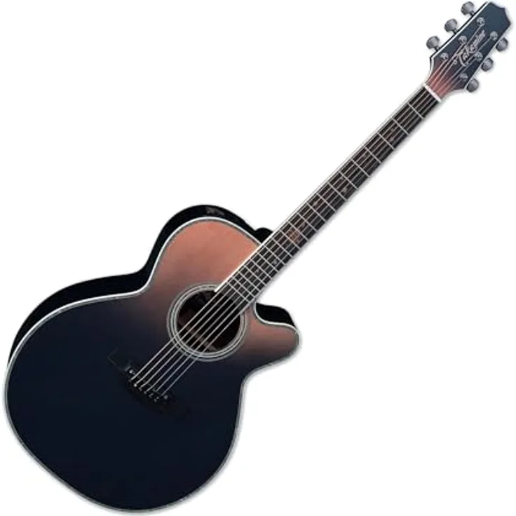 Takamine LTD 2024, Westerngitarre mit NEX Cutaway, massiver Fichtendecke, Palisanderboden, Ebenholzgriffbrett, Penumbra Blue Finish, limitiert auf 300 Stück