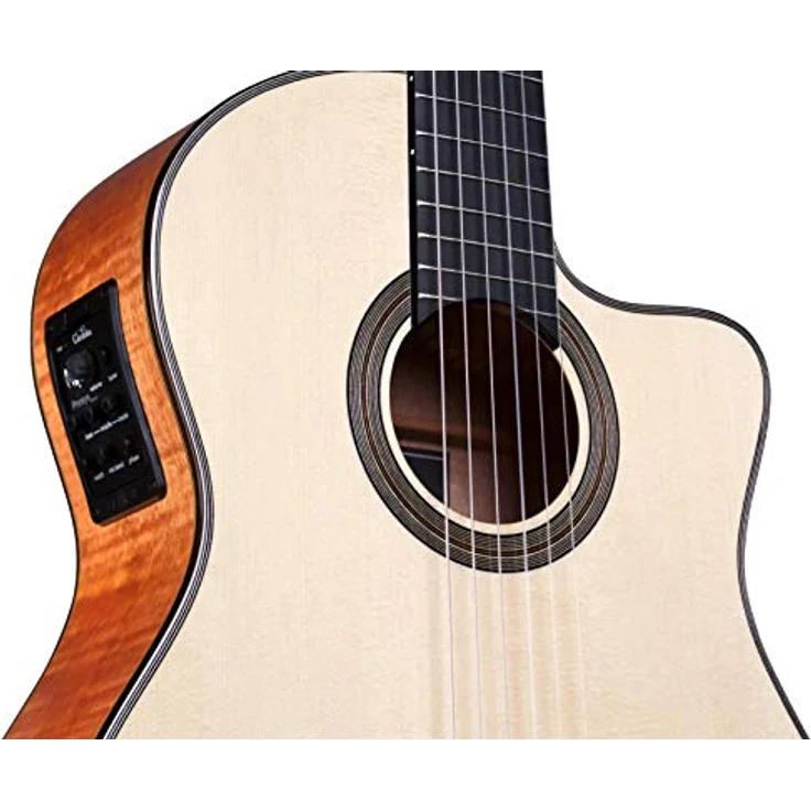 Cordoba Fusion 14 Maple, Konzertgitarre Crossover mit Fishman Pickup, Cutaway, massive Fichtendecke, Ahorn furniert, Hochglanz Finish – Bild 7