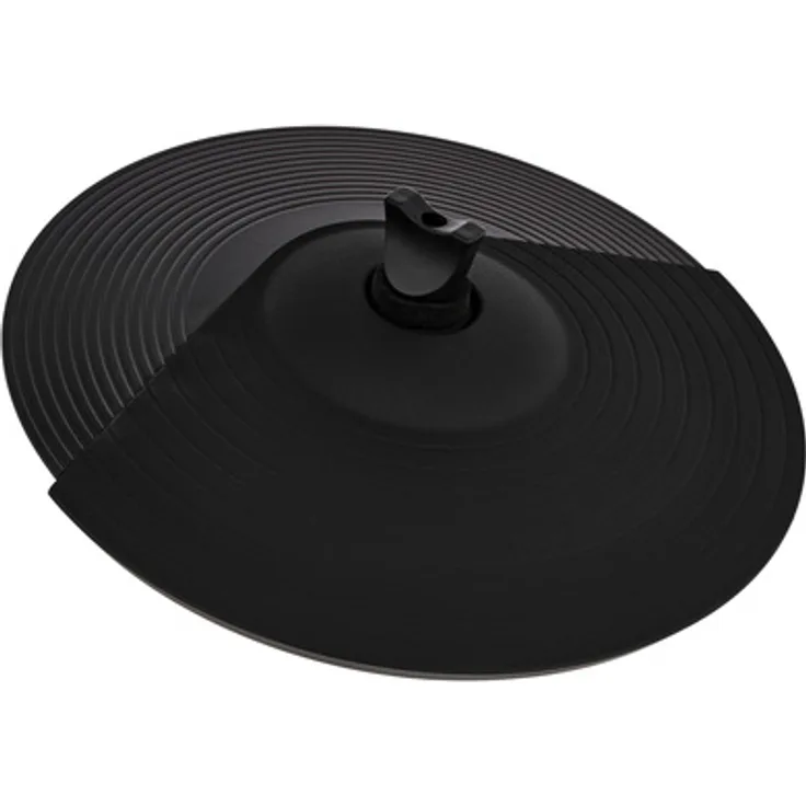 Millenium MPS-850 12" Ride Cymbal Pad, Zwei-Zonen Becken Pad mit Abstoppfunktion, inkl. Kabel und Montagezubehör