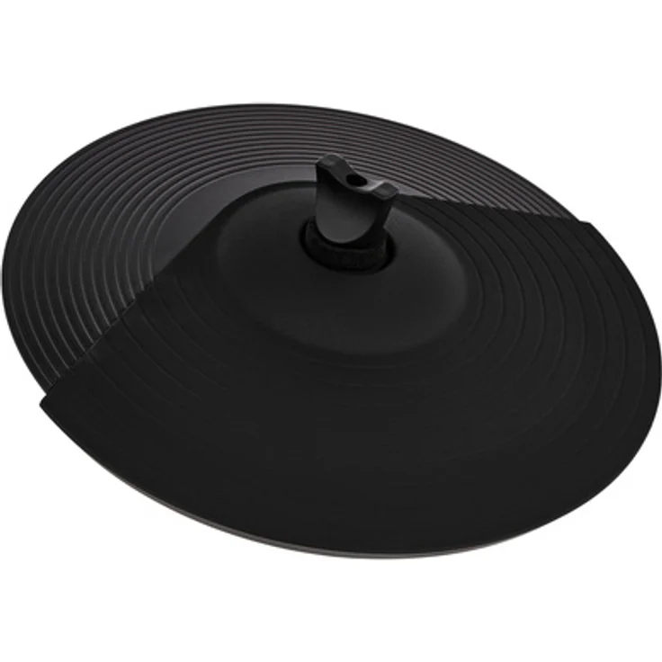Millenium MPS-850 12" Ride Cymbal Pad, Zwei-Zonen Becken Pad mit Abstoppfunktion, inkl. Kabel und Montagezubehör
