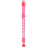 Yamaha YRS-20 GP Soprano Recorder, deutsche Griffweise, ABS-Kunststoff, transparent pink, a1 = 442 Hz, inkl. Tasche