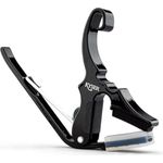 Kyser Quick Change Short Cut 3 Capo, Kapodaster für kreative Musiker, schwarz