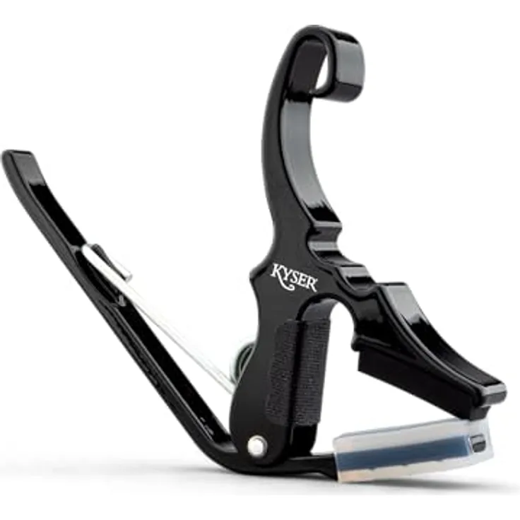 Kyser Quick Change Short Cut 3 Capo, Kapodaster für kreative Musiker, schwarz