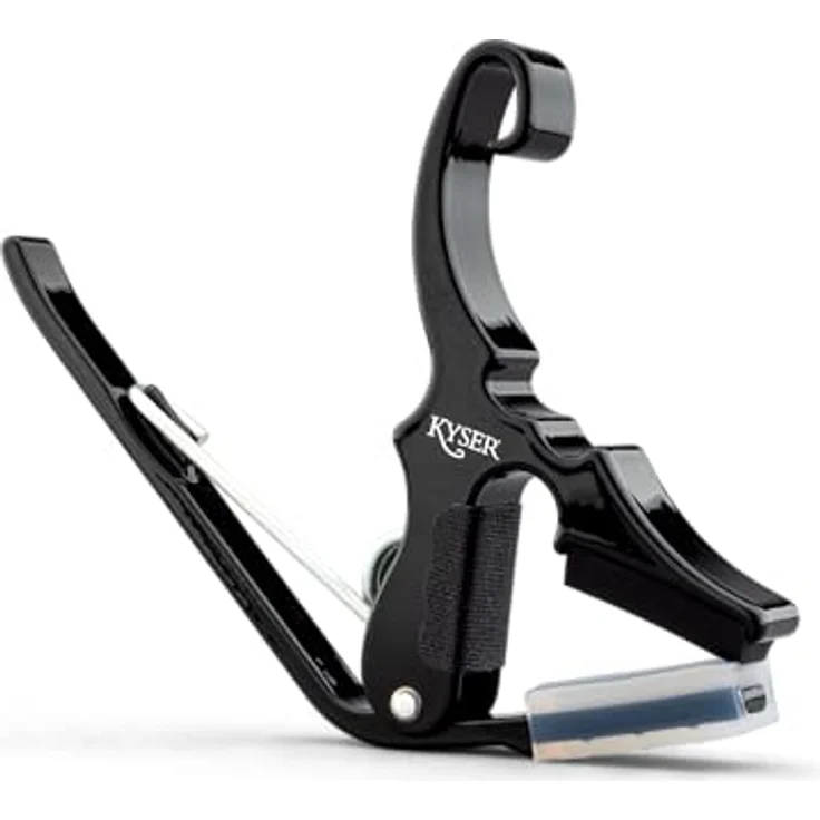 Kyser Quick Change Short Cut 3 Capo, Kapodaster für kreative Musiker, schwarz – Bild 1