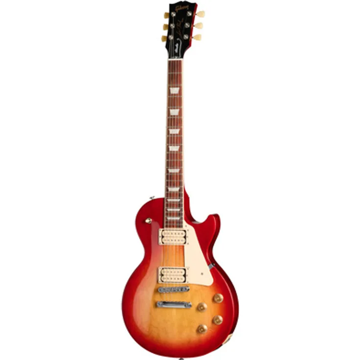 Gibson Les Paul Studio DT CS, E-Gitarre im SC-Style mit Mahagoni-Korpus und Ahorn-Decke, Cherry Sunburst, inkl. Gigbag