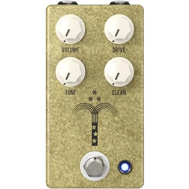 JHS Pedals Morning Glory Clean Overdrive, Effektpedal mit transparentem Sound, gepuffertem Bypass und Clean-Boost-Funktion