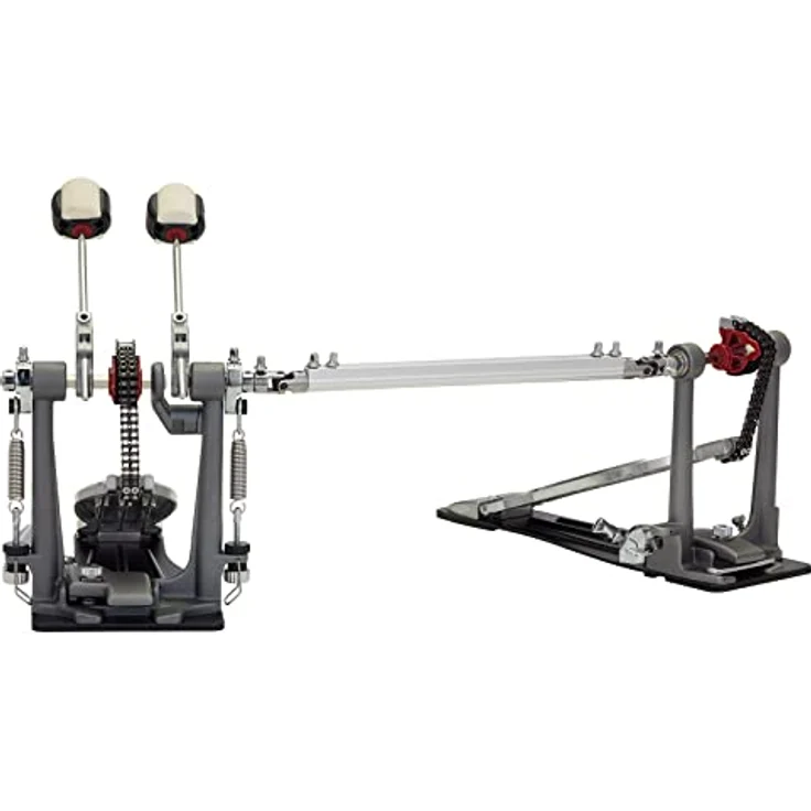 PEARL PPH P-1032R, Doppelt Bassdrumpedal mit Schläger und 2 Seiten, Solo Red – Bild 3