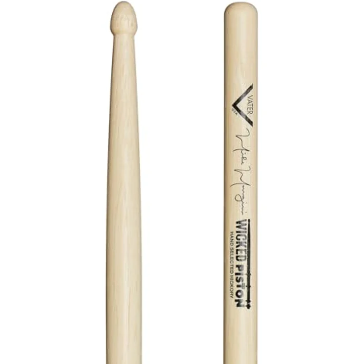 Vater Mike Mangini Wicked Piston, Drumsticks aus Hickory, 16 3/4" Länge, 0,58" Durchmesser – Bild 1