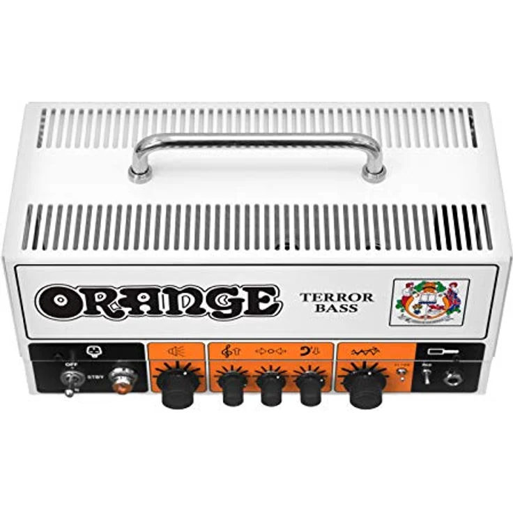 Orange Terror Bass, Hybrid Bassverstärker Topteil mit 500 Watt Leistung, weiß, inkl. gepolstertem GigBag – Bild 6