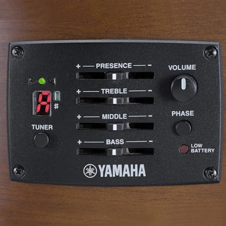 YAMAHA FX400 Akustik-E-Gitarre – Dreadnought-Korpus, 25" Mensur, System-66 Preamp mit Pickup und Tuner, Natural Satin – Bild 4