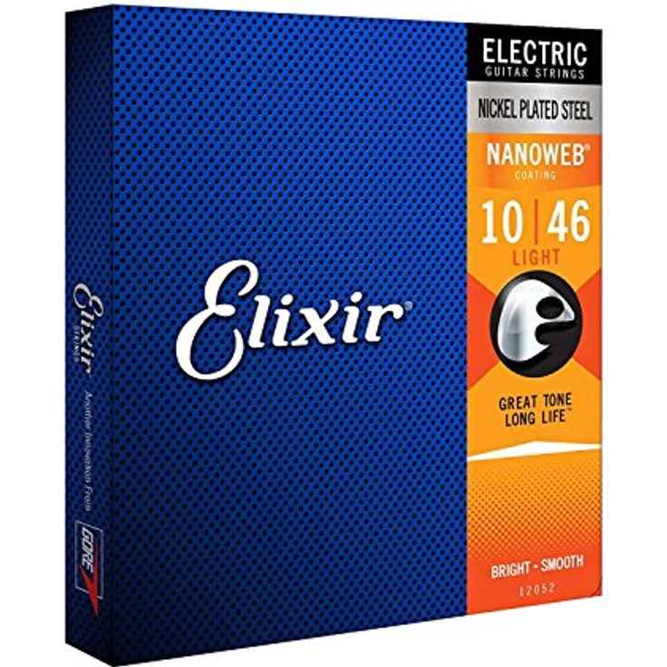 Elixir 12052 Nanoweb E-Gitarre Saitensatz, Light .010-.046 mit Ultra-Thin NanoWeb Coating – Bild 2