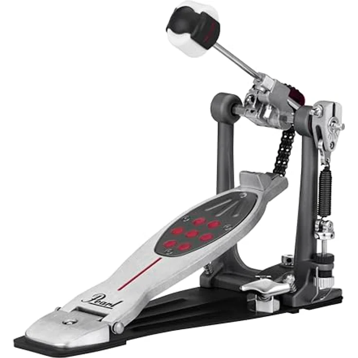 Pearl Eliminator Redline Einzelpedal für Trommel, Kettenantrieb, präzise Reaktionszeit und robustes Design – Bild 1