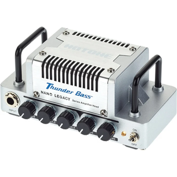 Hotone Nano Legacy Thunder Bass, Mini E-Bassverstärker mit 5 Watt, 3-Band EQ, FX Loop und Kopfhörerausgang