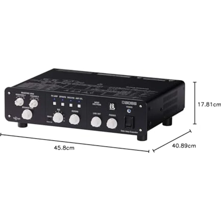 Boss WAZA Tube Amp Expander, Röhrenverstärker mit 150 Watt, integrierter 100 Watt Class-AB-Endstufe, 22 Lautsprecherbox-Emulationen und DSP-Effekten – Bild 7