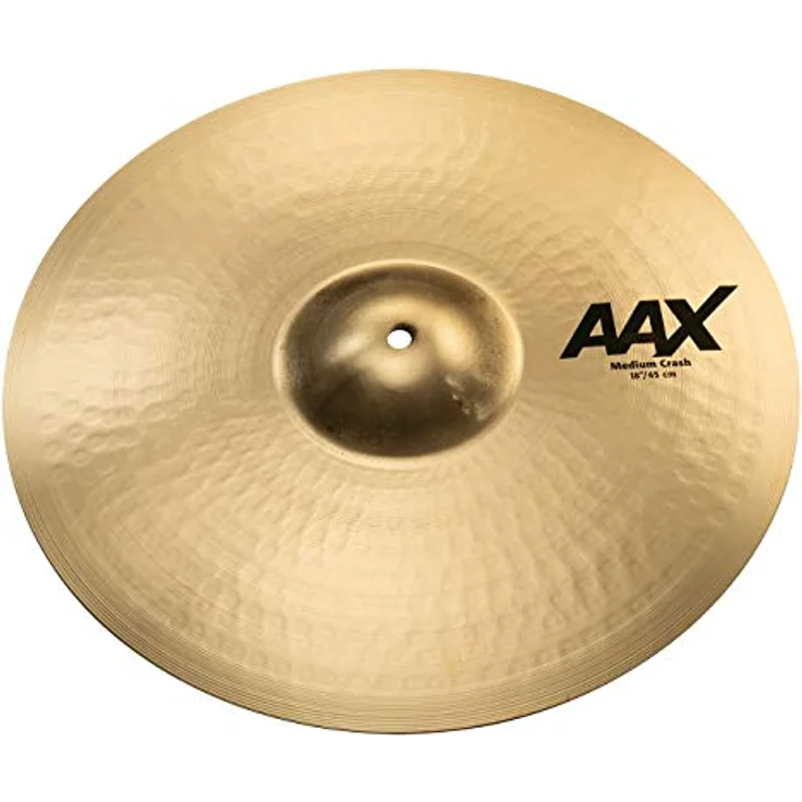 Sabian 18" AAX Medium Crash, B20 Bronze Schlagzeugbecken mit kräftigem und modernem Sound – Bild 1