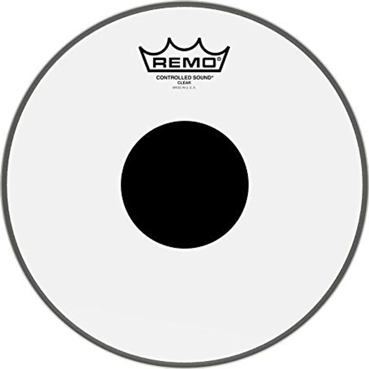 Remo 10" CS Clear, Snarefell mit Black Dot, Einschichtiges Fell für Rock und Funk – Bild 2