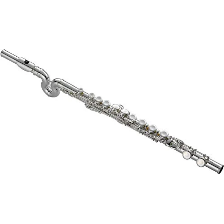Jupiter JFL700WE C-Loop Querflöte, versilbertes Kopfstück und Korpus, E-Mechanik, C-Fuß, geschlossene Klappen, inkl. Etui und Zubehör – Bild 2