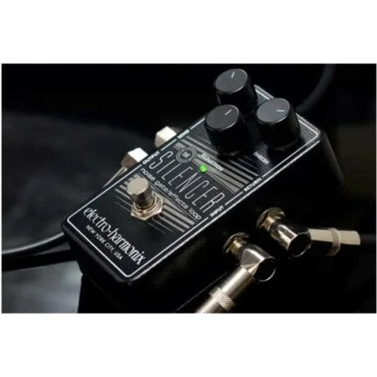 Electro Harmonix Silencer, Noise Gate Effektpedal mit bis zu 70 dB Rauschunterdrückung, kompakt und robust – Bild 3