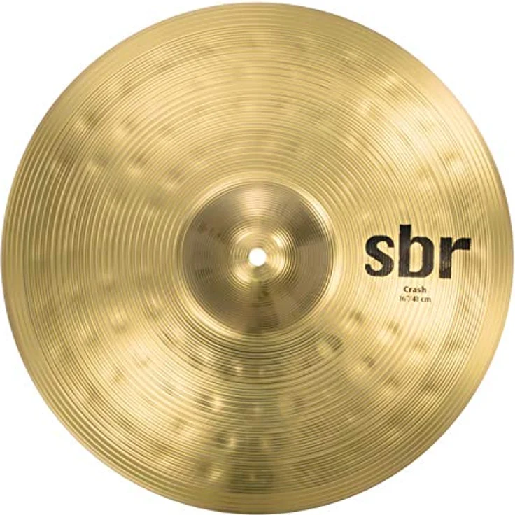 Sabian 16" SBR Crash, schnelles und druckvolles Crash-Becken für Akzente, goldfarben – Bild 2