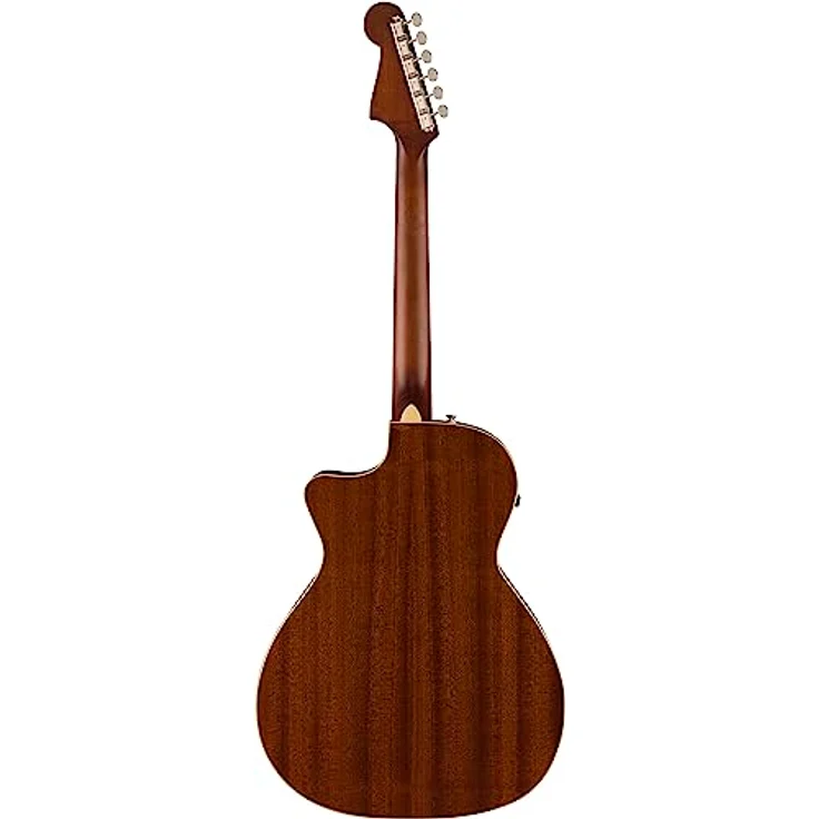 Fender Newporter Player Acoustic Guitar, elektromagnetische Akustikgitarre mit Walnussgriffbrett, goldener Pickguard, Sunburst-Finish – Bild 2