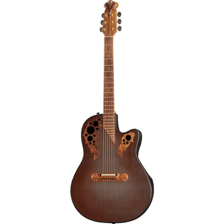 Adamas 2087GT-9-G Reversed Brown Burst, E-Akustik Westerngitarre mit Carbon Fiber Decke und Ovation OCP-1K Pickup