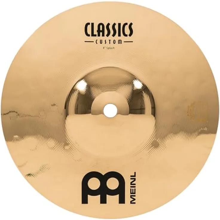 Meinl 08" Classics Custom Splash, Schlagzeugbecken mit brillant Oberfläche und klarem, gläsern klingendem Sound