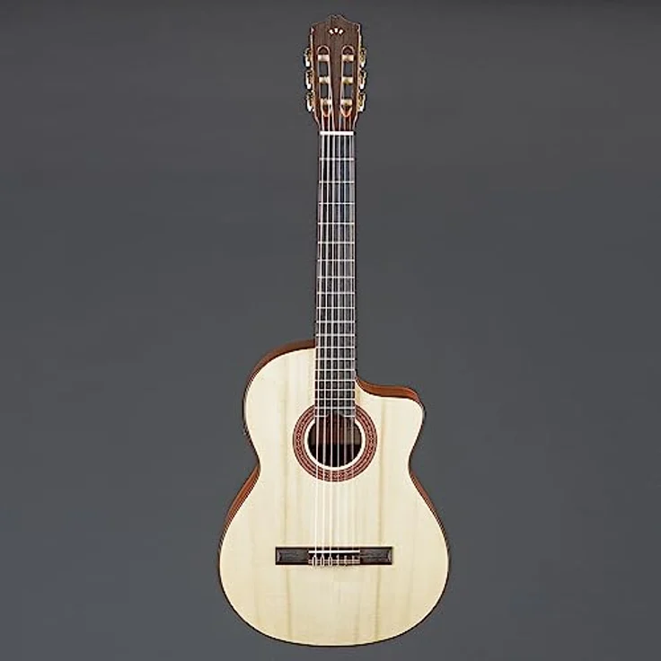 Cordoba C5 CE Spruce Iberia, Konzertgitarre elektrisch mit Fishman Presys Pickup, Cutaway, massive Engelmann Fichtendecke, Mahagoni furniert, natur – Bild 2