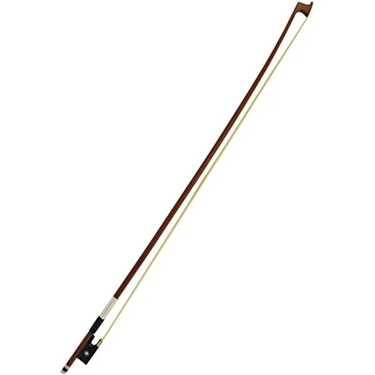 Theodore 3/4 Standard, Hochwertiger Geigenbogen mit achteckigem Design, schwarz (Ebony) braun, ideal für Studenten und Anfänger – Bild 3