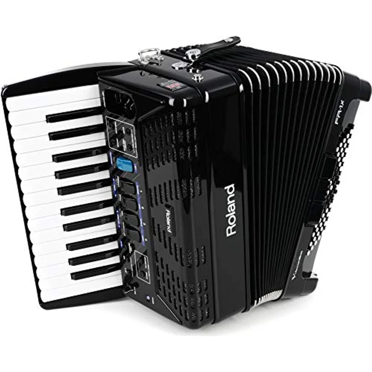 Roland FR-1X BK, Akkordeon mit 26 anschlagdynamischen Tasten, 72 Bassknöpfen, 128-stimmiger Polyphonie und USB-Anschluss, schwarz – Bild 1