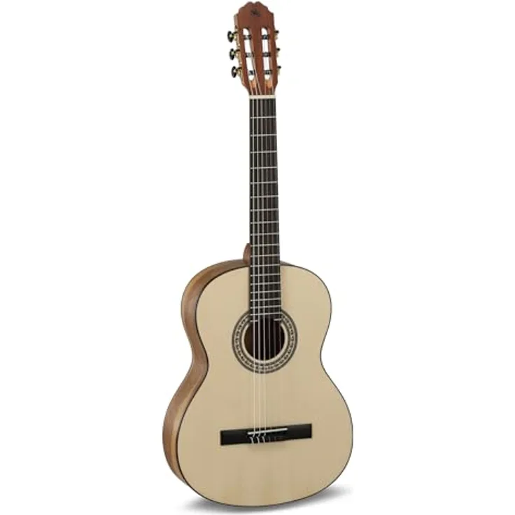 Caballero by Manuel Rodriguez Principio CA-CMO 120, Konzertgitarre 4/4, Boden & Zargen: Olive, Decke: Fichte Massiv, Hals: Okoume mit Carbon, Finish: Seidenmatt, Farbe: Natur