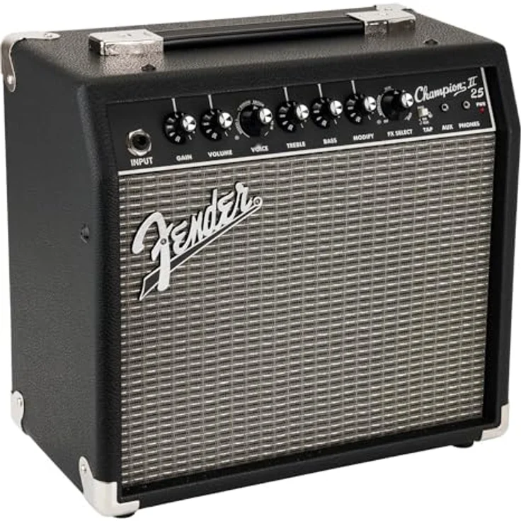 Fender Champion II 25, Transistor Combo Verstärker für E-Gitarre mit ausgewogener Verarbeitung – Bild 1