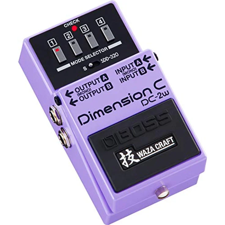 Boss DC-2w Dimension Chorus, Analoges Gitarren-Effektgerät mit 20 Variationen und Waza Serie, 4 Modus-Schalter, Made in Japan – Bild 2