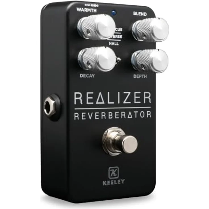 Keeley Realizer Reverberator 2K24 C, Reverb Effekt Pedal mit 3 Modi, Custom Shop 2024 Chromalux Edition, Metallgehäuse, Made in USA – Bild 2