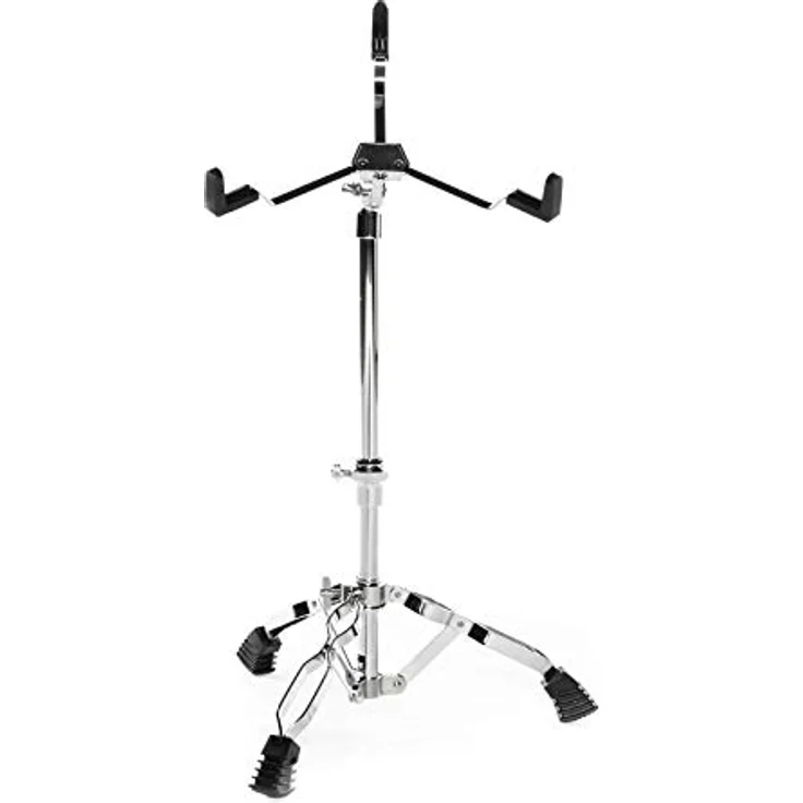 Fame Snare-Ständer SDS4000, doppelstrebig, höhenverstellbar von 35 cm – 49 cm, breite Gummifüße, neigungsverstellbar, stabile Konstruktion, Drum Hardware – Bild 1