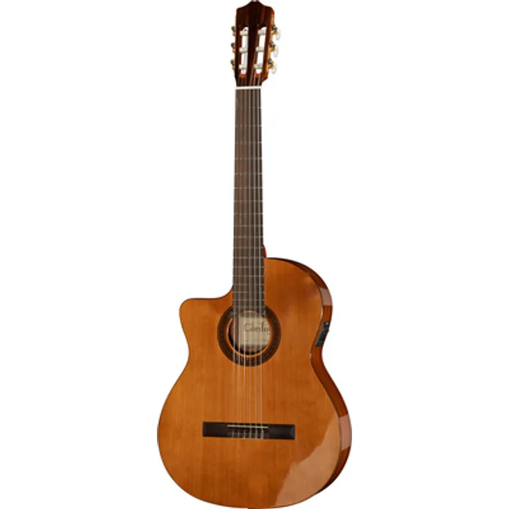 Cordoba C5 CE Lefthand Iberia, Konzertgitarre mit Cutaway, Palisander-Griffbrett, massiver Zederndecke, Fishman Pickup, natur
