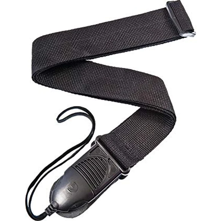 Daddario PWSPA200 BK Gitarrengurt, verstellbar von 89 bis 151 cm, Nylon, Akustik Quick Release System, schwarz – Bild 1