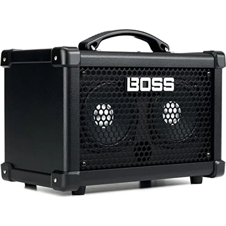 BOSS DUAL Cube BASS LX, Bassverstärker mit professionellen Sounds und Effekten, flexibel und robust
