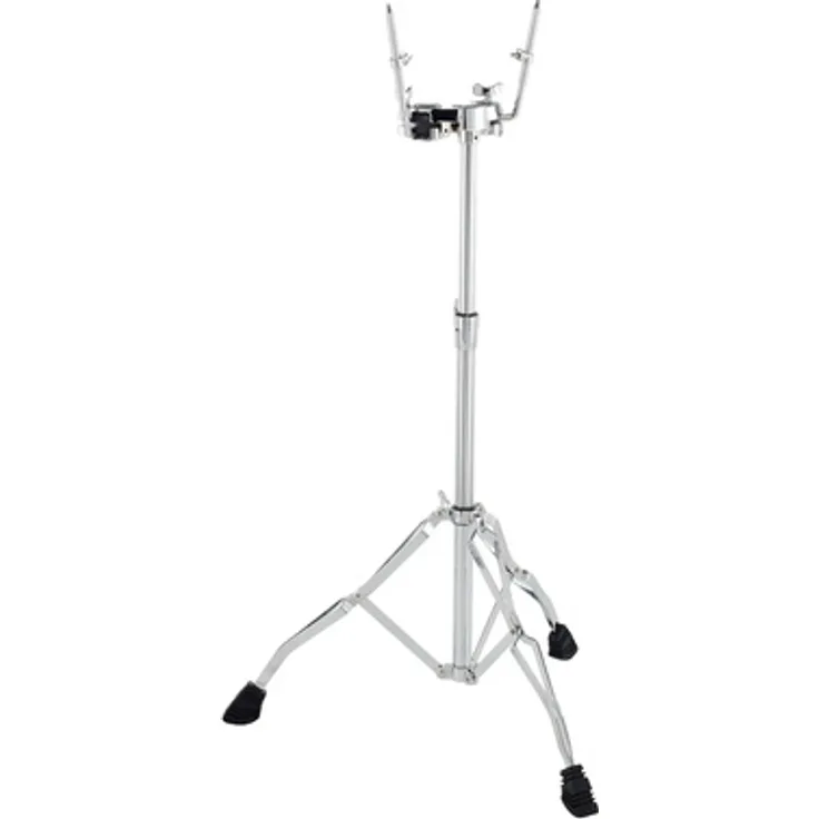 Tama HTW49WN Double Tom Stand, Doppeltomständer mit Stage Master Serie, Doppelstrebig, Omniball Tom Halterungen, 10,5mm Durchmesser Tom-Rod