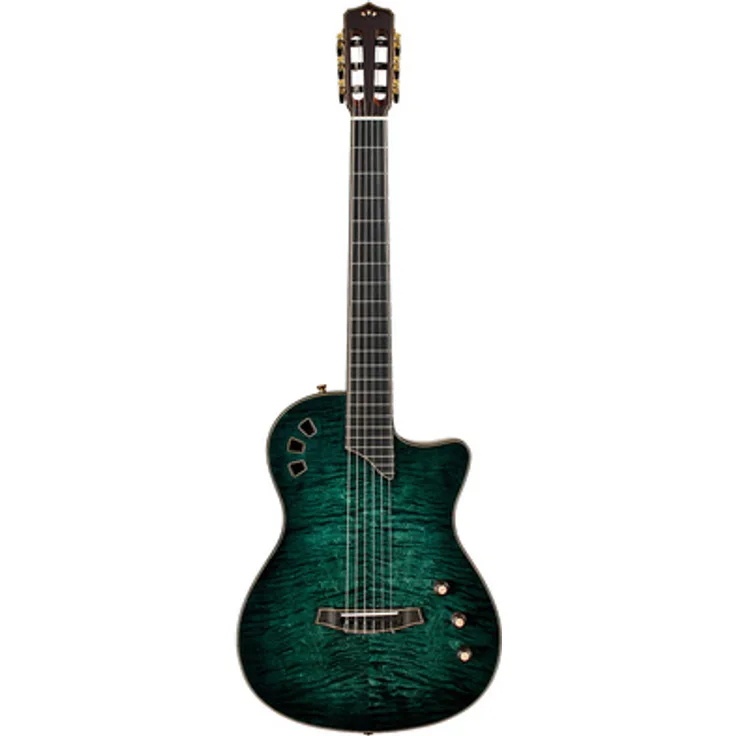Cordoba Stage Artist Agave Burst, Konzertgitarre mit Tonabnehmer, Mahagoni und Fichtenholz, Cutaway, Agave Burst