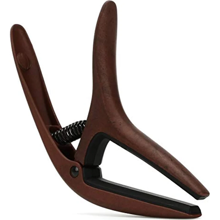 Ernie Ball Axis 2-in-1 Kapodaster für Akustik- und E-Gitarre, wendbar, Bronze, leichte Aluminiumkonstruktion – Bild 1