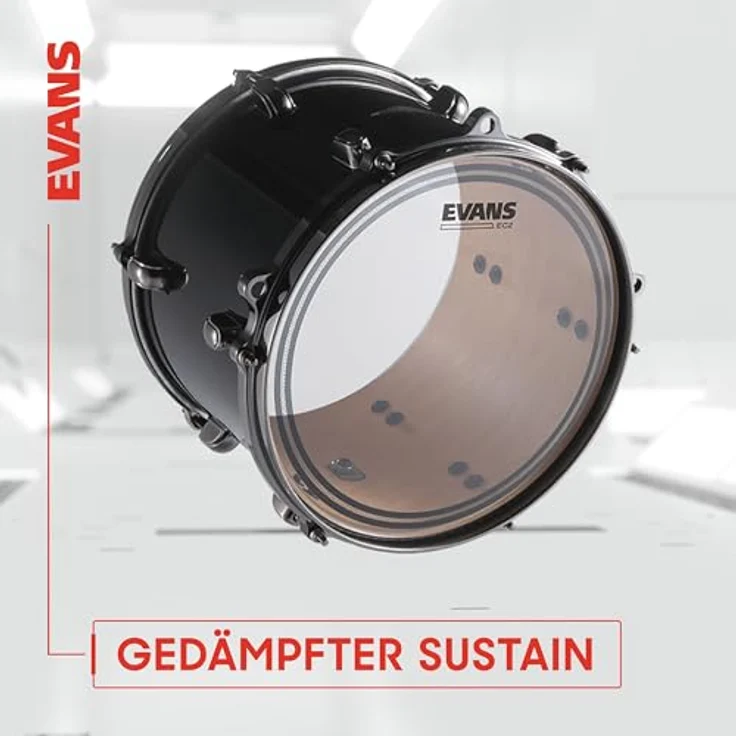 Evans EC Snare 10", B10ECSRD, Reverse Dot Snare Batter, hochwertiges Schlagzeugfell – Bild 4