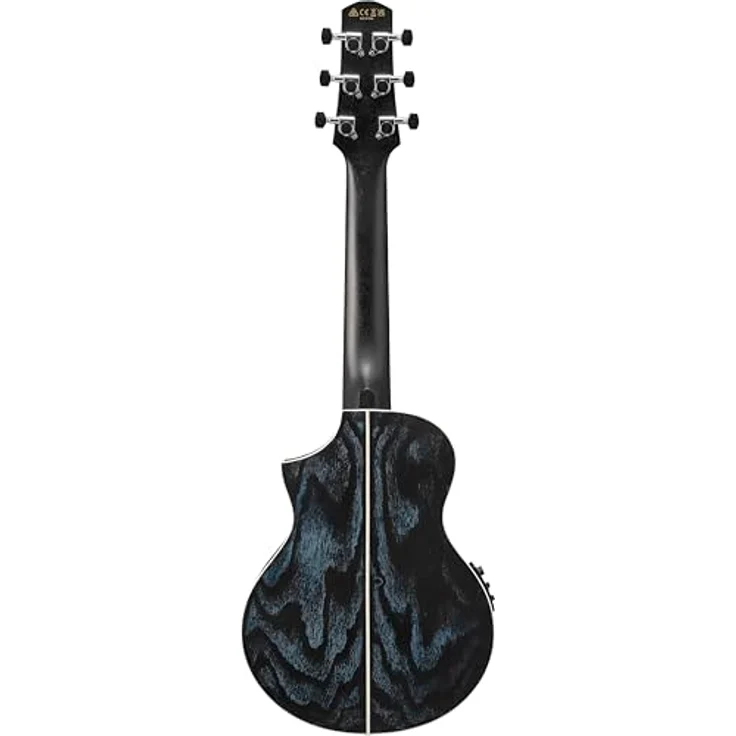 Ibanez EWP16EWB-GAO Piccolo Guitar, Cutaway Westerngitarre mit geriegelter Esche, Galaxy Aqua – Bild 5