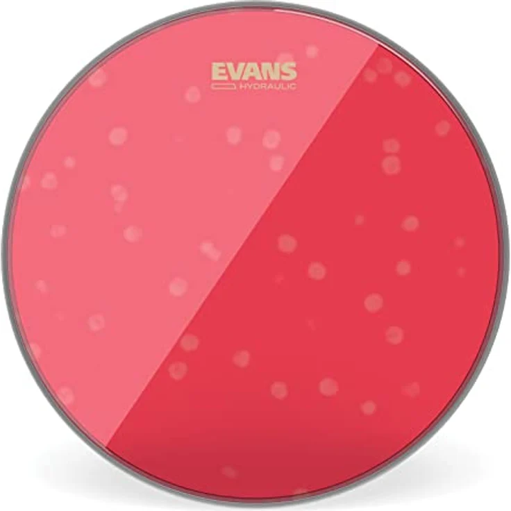 Evans 13" Hydraulic Red Tom Fell, ölgefüllt, zweilagig, kurzer Sustain, für Rock-Fusion, rot – Bild 1