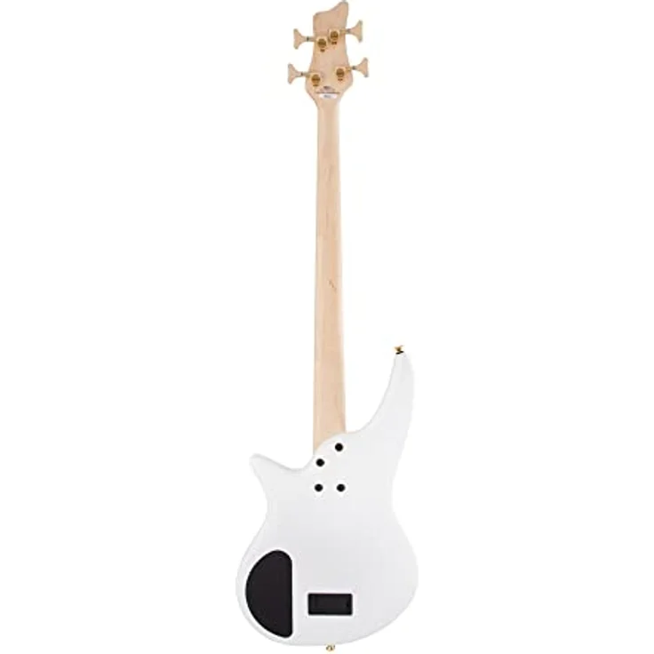 Jackson JS3 Spectra Bass, E-Bass der JS-Serie mit Pappel-Korpus, Ahorn-Hals, 24 Jumbo Bünden, aktiver/p Passiver Elektronik, Snow White – Bild 2