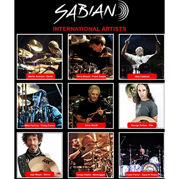 Sabian 18" HHX Evolution Crash, Brillant Becken mit warmer, explosiver Ansprache und Sabian Tone Projection – Bild 5